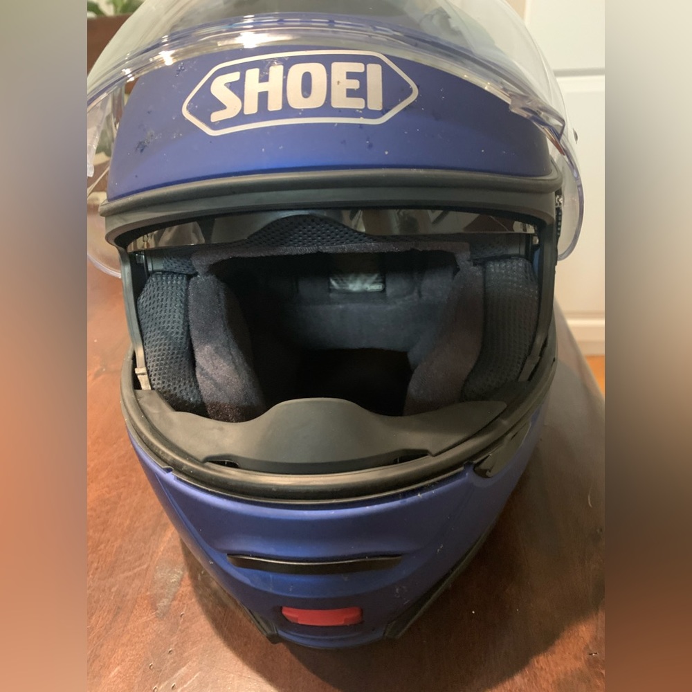 Shoei neotec 2 modular with built in Sena Bluetooth communications